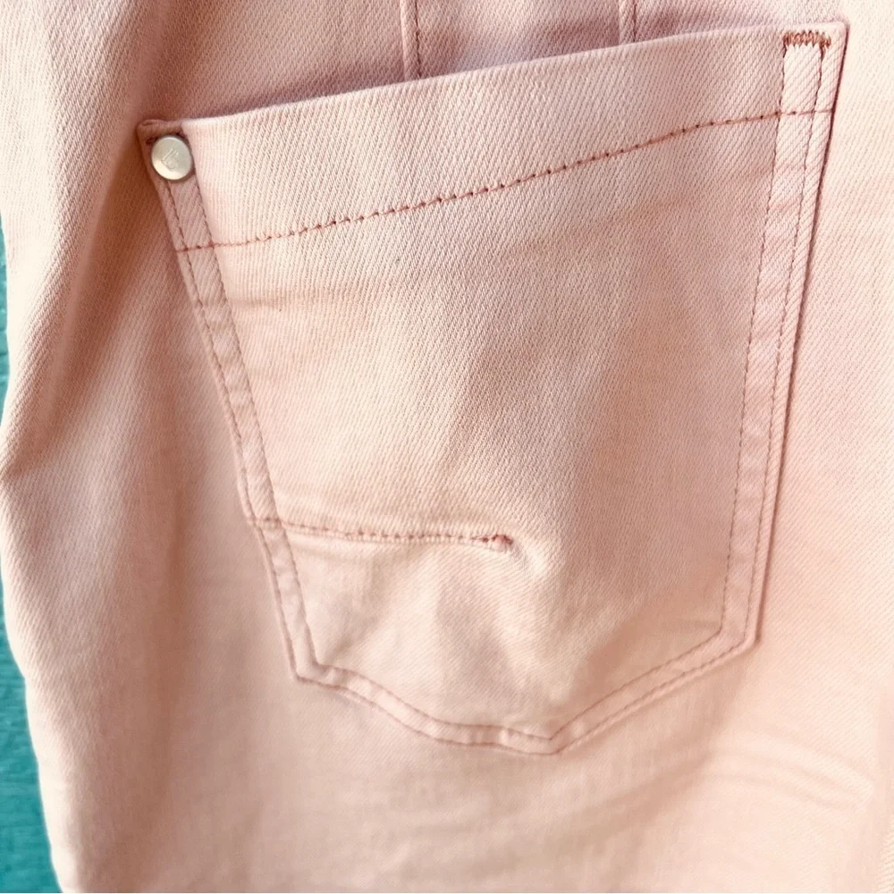 ANTHROPOLOGIE PILCRO PUFF SLEEVE PETAL PINK BUTTON FRONT ROMPER SIZE 8 - Picture 8 of 10